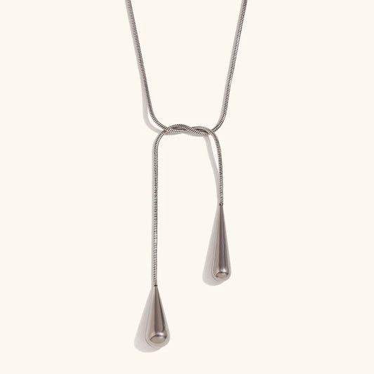 CADENA ARIA PLATEADA