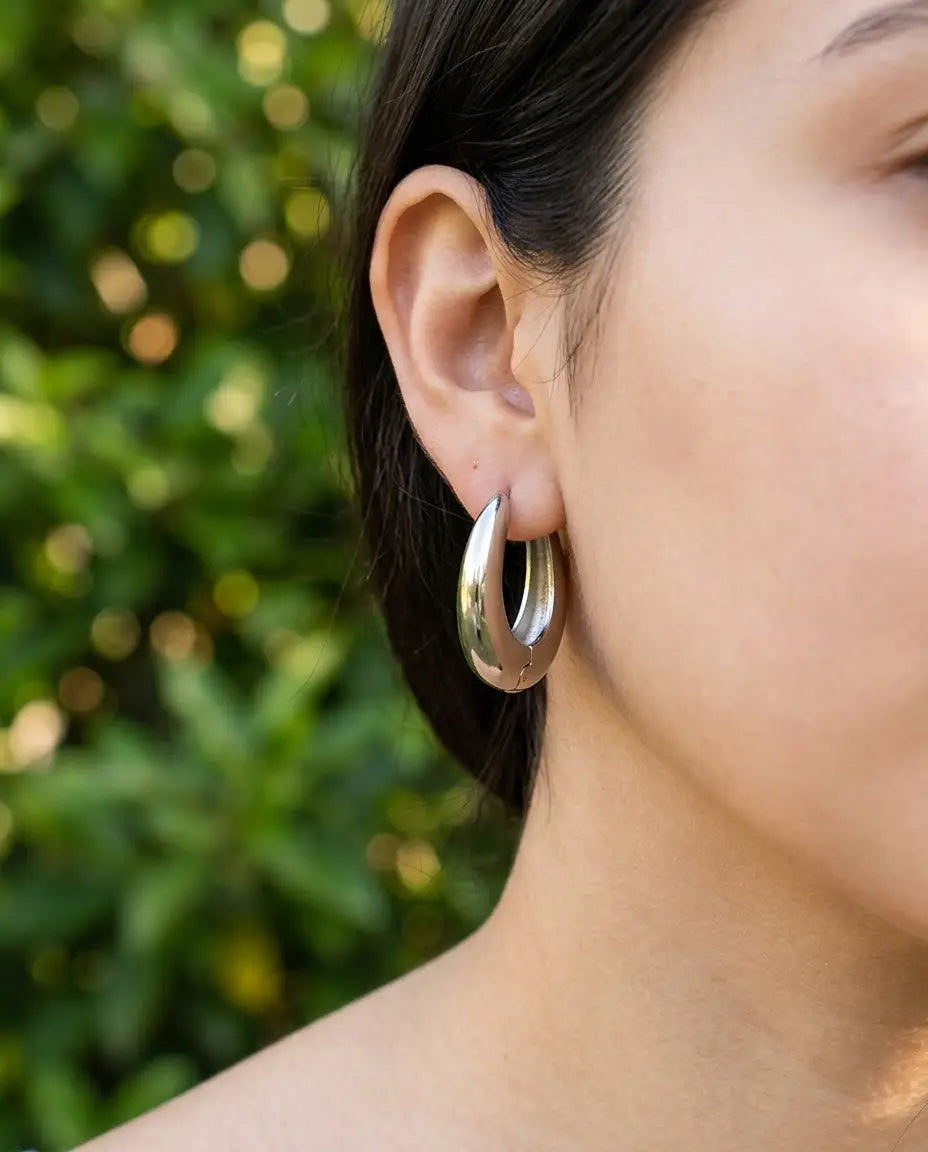 ARETE LUVEE PLATEADO