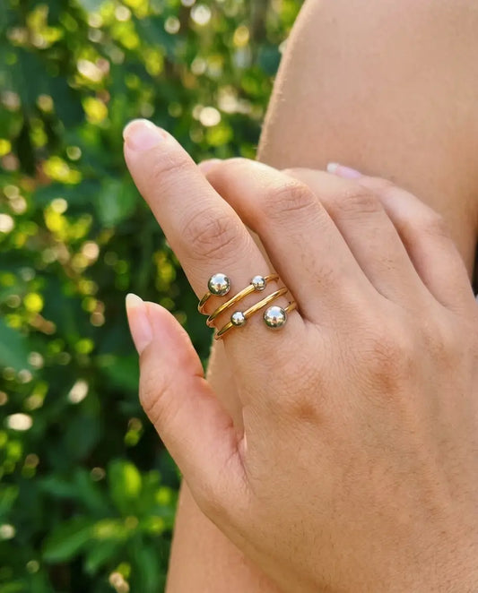 ANILLO TABBI BICOLOR