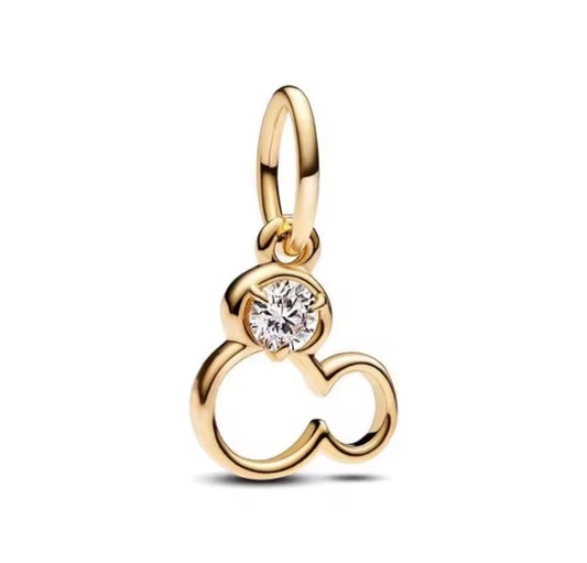 CHARM MICKEY COLGANTE DORADO