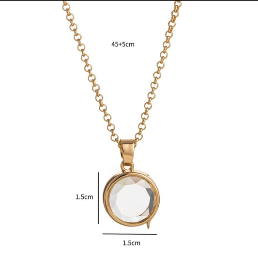 COLLAR RELICARIO REDONDO