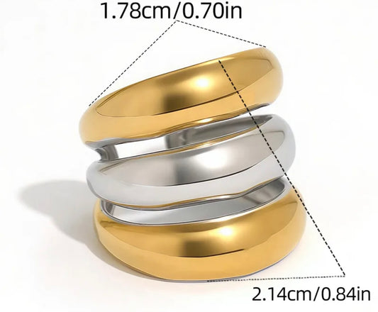 ANILLO LATTE BICOLOR