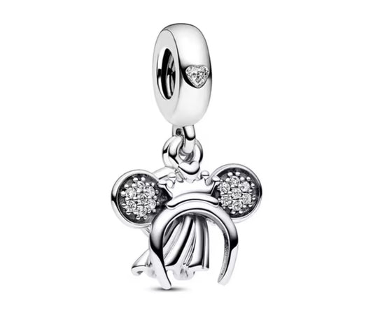 CHARM DIADEMA MINNIE BRIDE