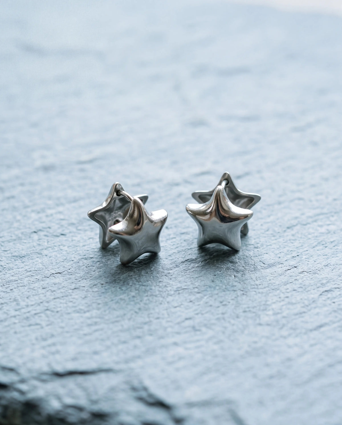 ARETE STAR PLATEADA