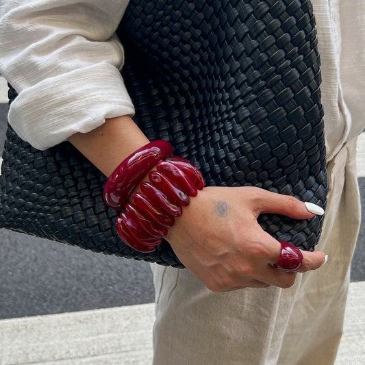 PULSERA ACRILICO VIOLETA
