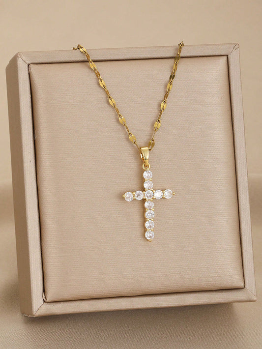 COLLAR CRUZ CIRCULAR