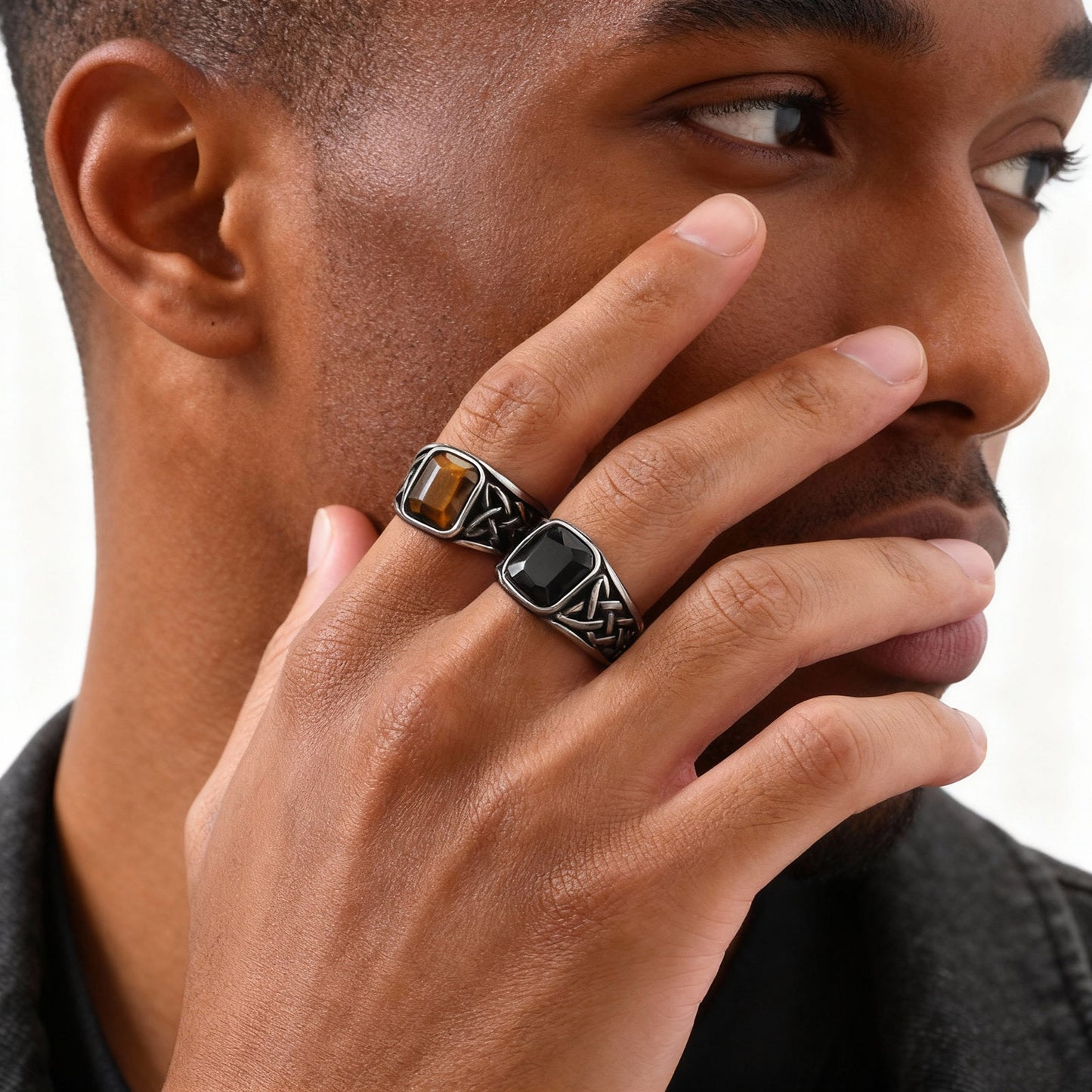 ANILLO HOMBRE PIEDRA