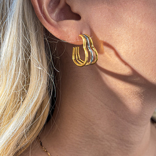 ARETE CORAZON BICOLOR