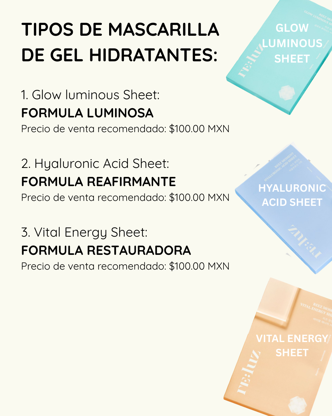 MASCARILLA HIDRATANTE - ÁCIDO HIALURONICO