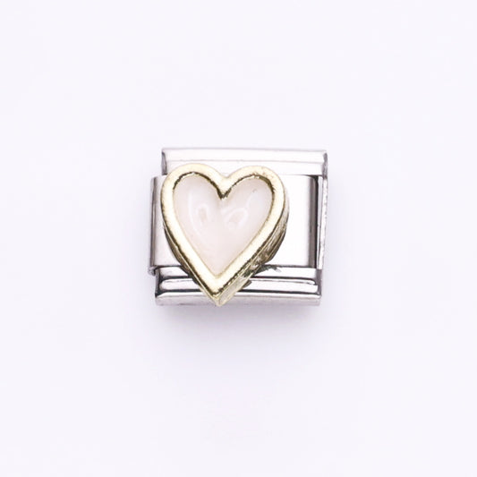 CHARM CORAZON BLANCO