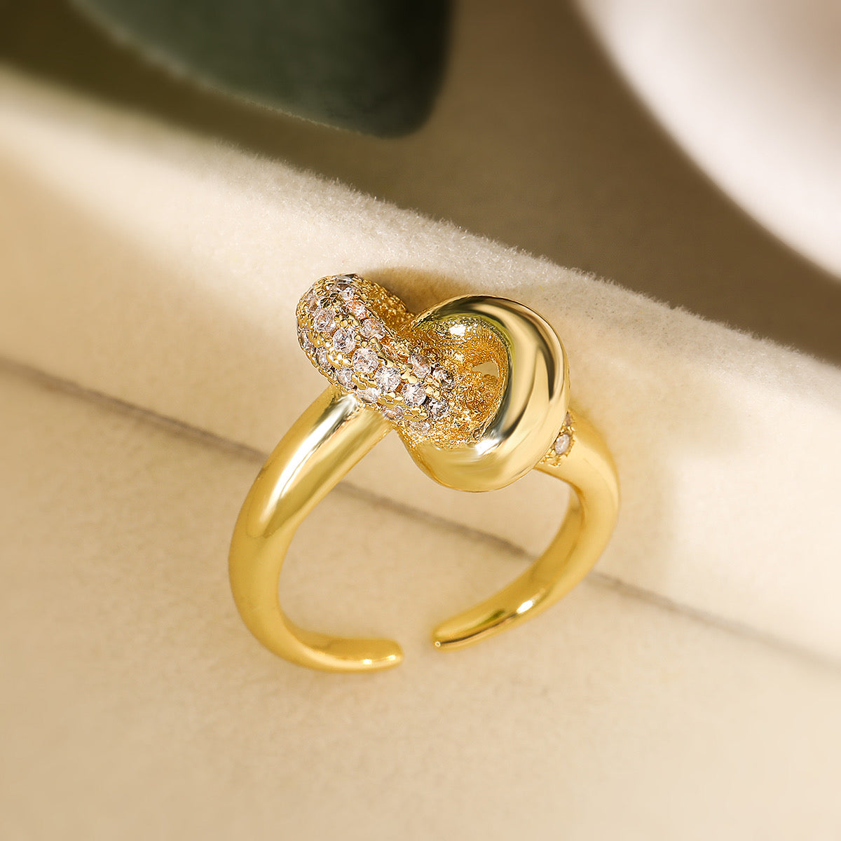 ANILLO NUDO ZIRCONIA