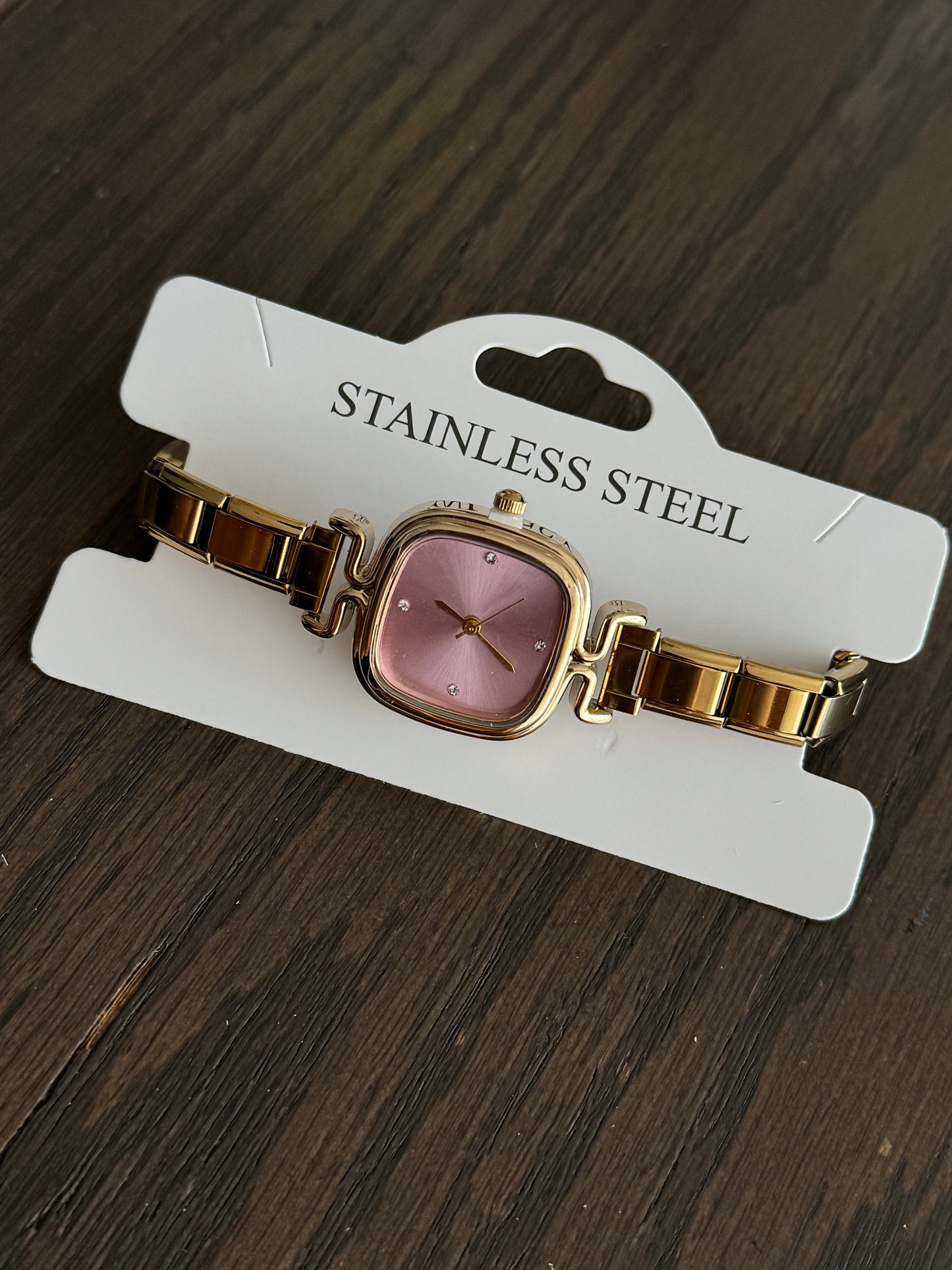 Reloj italiano dorado rosa