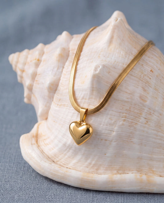 COLLAR CORAZON BRILLANTE