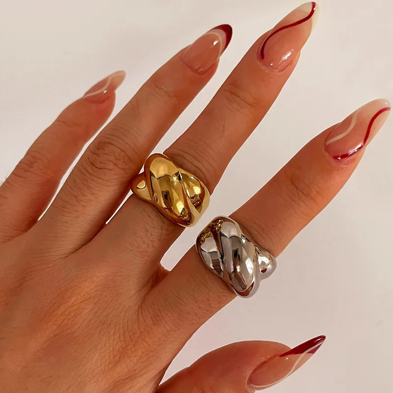ANILLO DOME DORADO