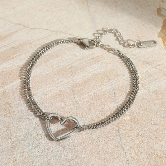 PULSERA DOBLE CORAZON