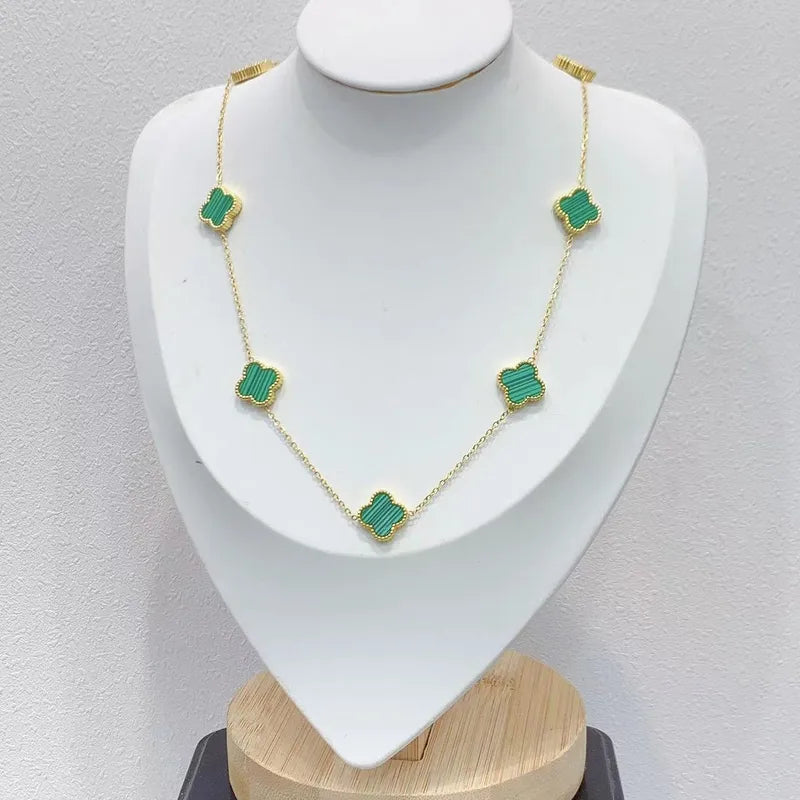 COLLAR 5 TREBOL VERDE