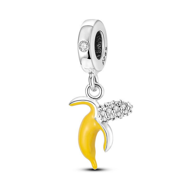 CHARM PLATANITO ZIRCONIA