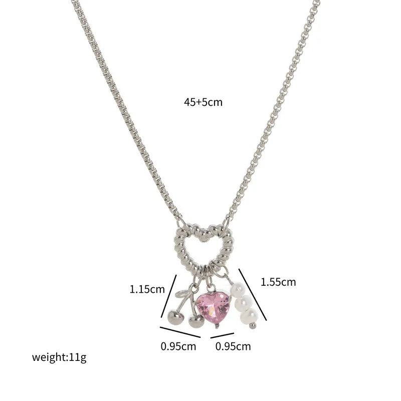 COLLAR HEILY PLATEADA
