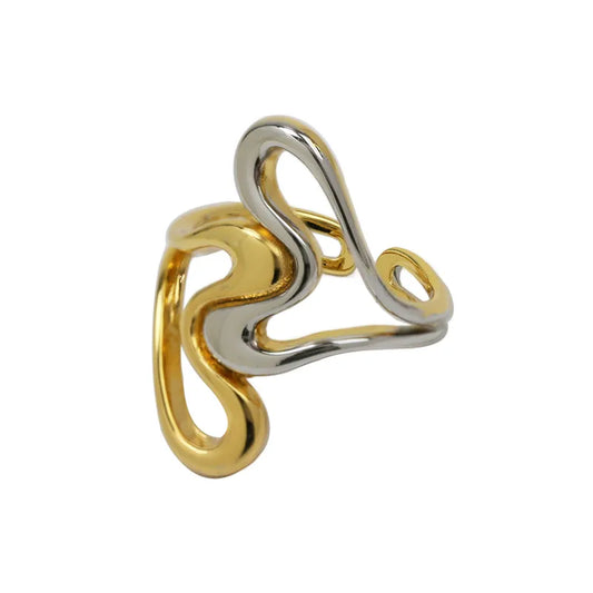 ANILLO SILVANA BICOLOR