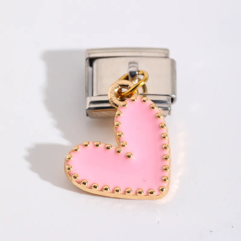 CHARM CORAZON ROSA