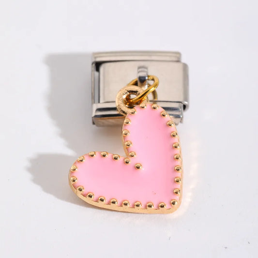 CHARM CORAZON ROSA
