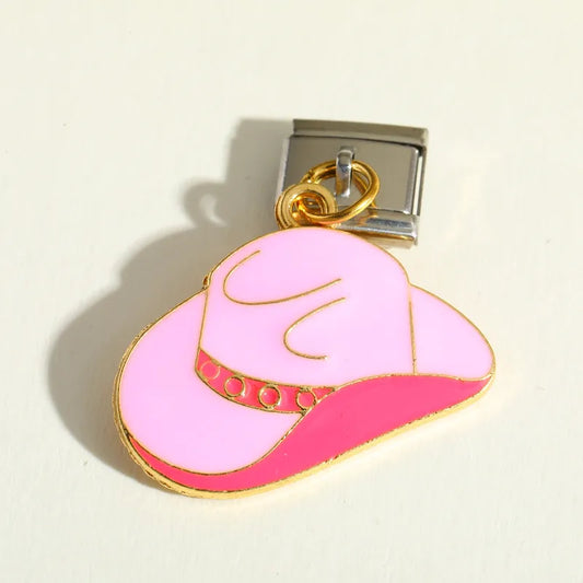 CHARM SOMBRERO ROSA