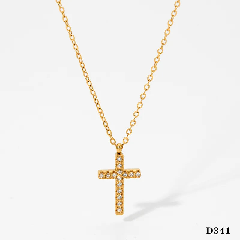 COLLAR CRUZ VINTAGE DORADO