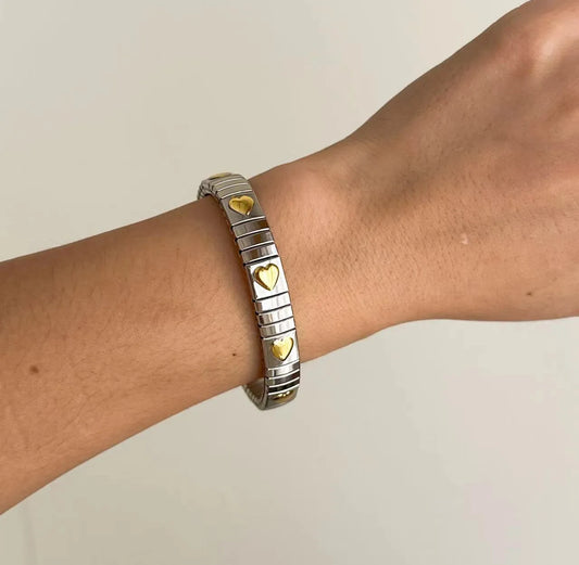 PULSERA RETRO CORAZÓN