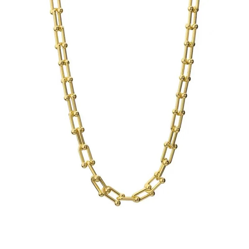 COLLAR TIPO TIFFANY DORADO