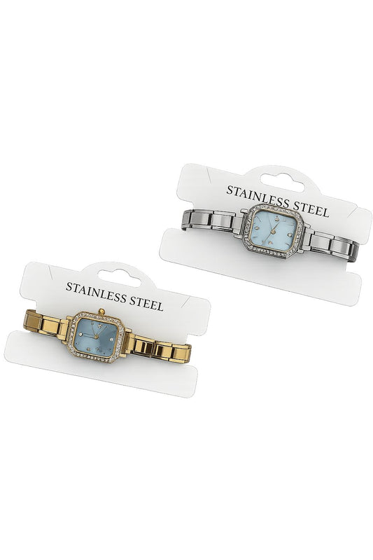 Reloj italiano rectangulo