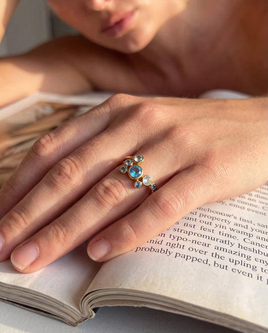 ANILLO CELIA AZUL