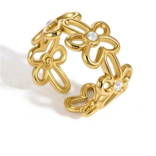 ANILLO BIANCA DORADO