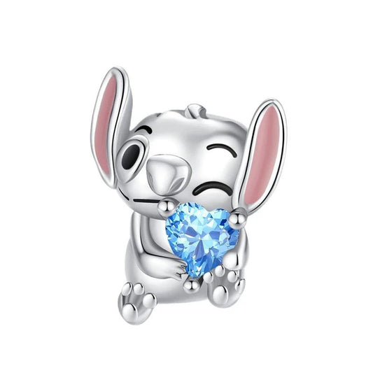 CHARM STICH PIEDRA AZUL