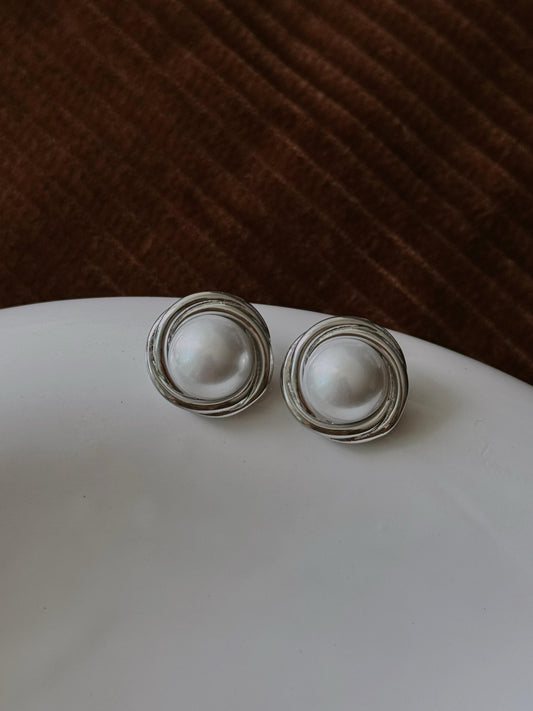 ARETE STUD PLATEADO