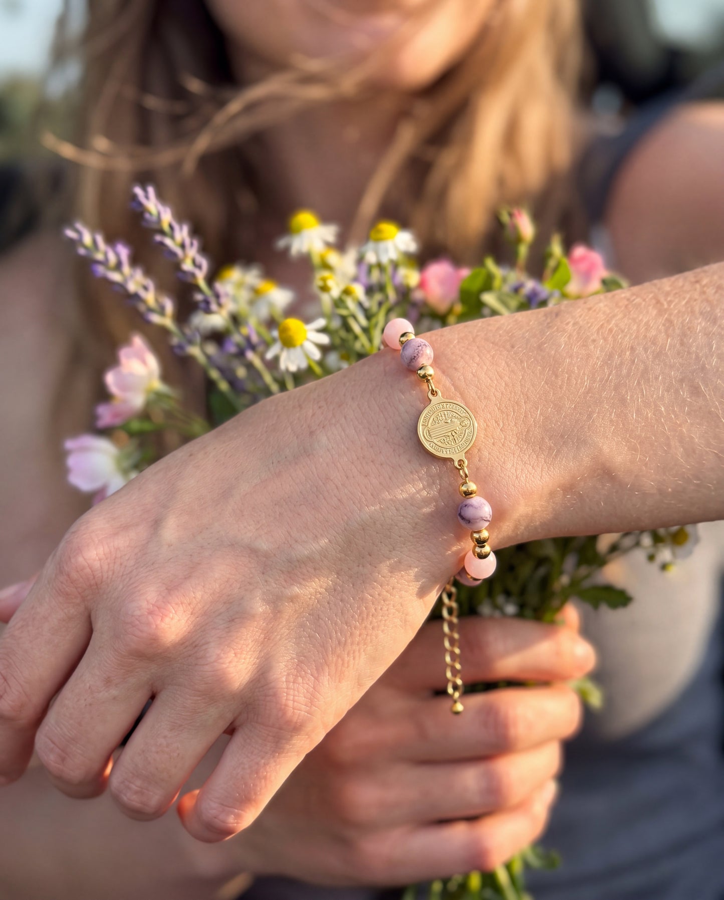PULSERA CRUZ SAN BENITO