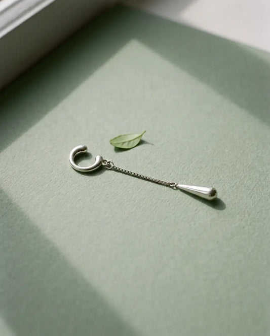 EAR CUFF GOTA PLATEADO