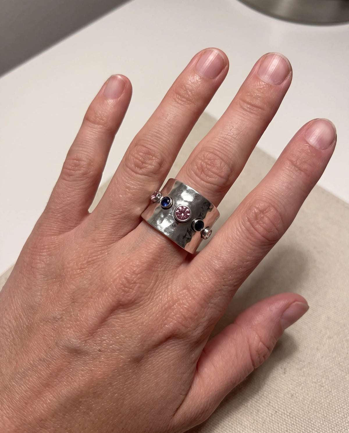 ANILLO DIANA PLATEADO