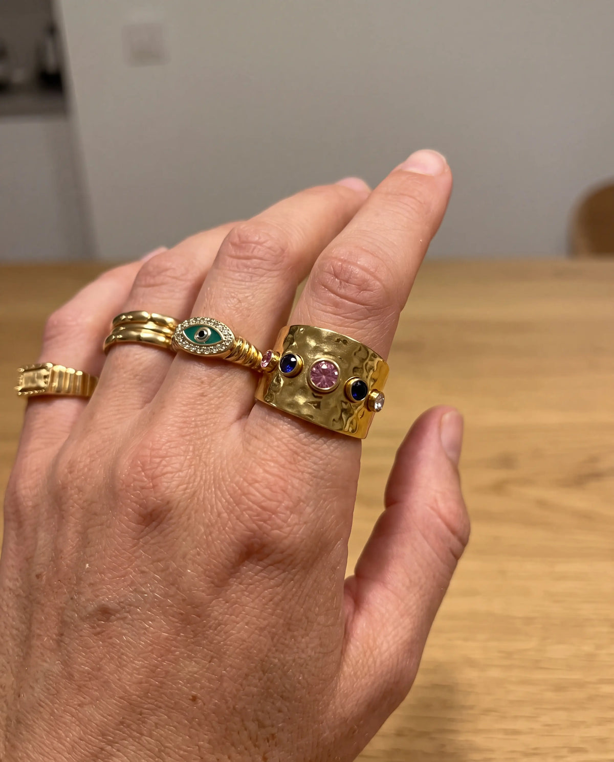 ANILLO DIANA DORADO