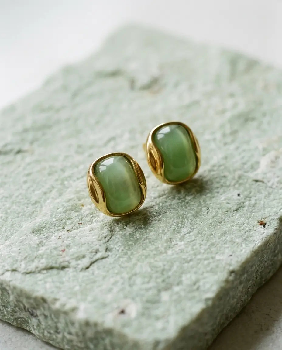 ARETES PEONY VERDE