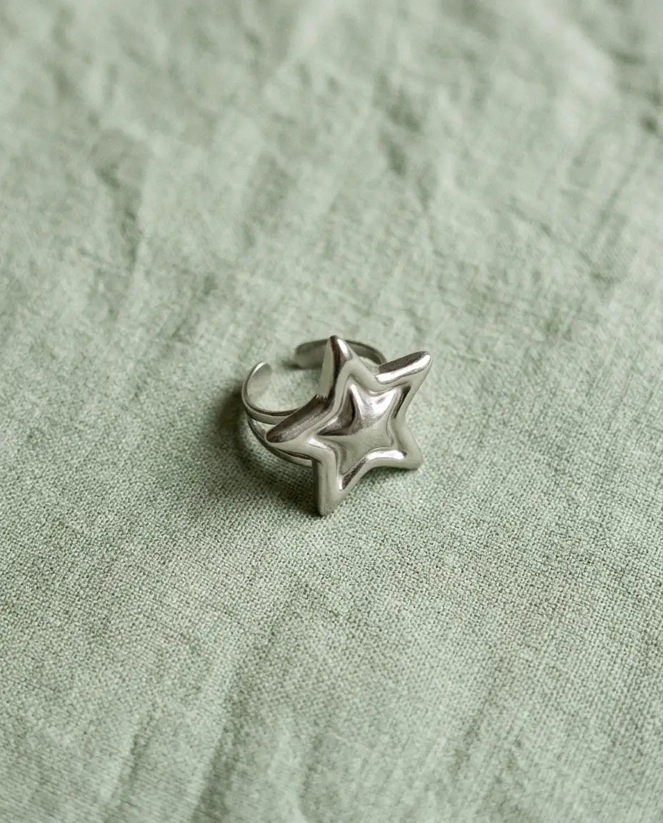 ANILLO ESTRELLA PLATA