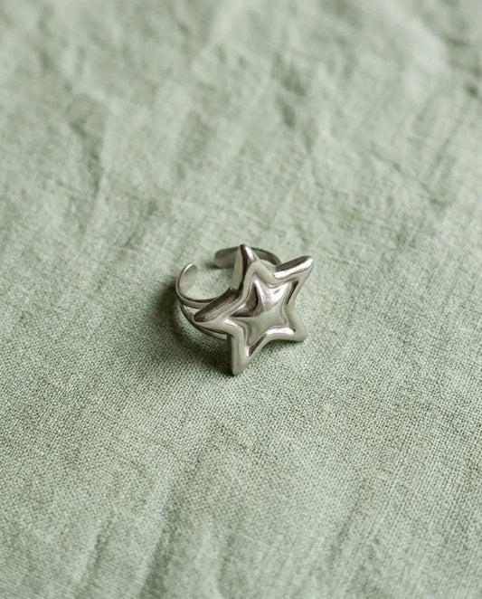 ANILLO ESTRELLA PLATA