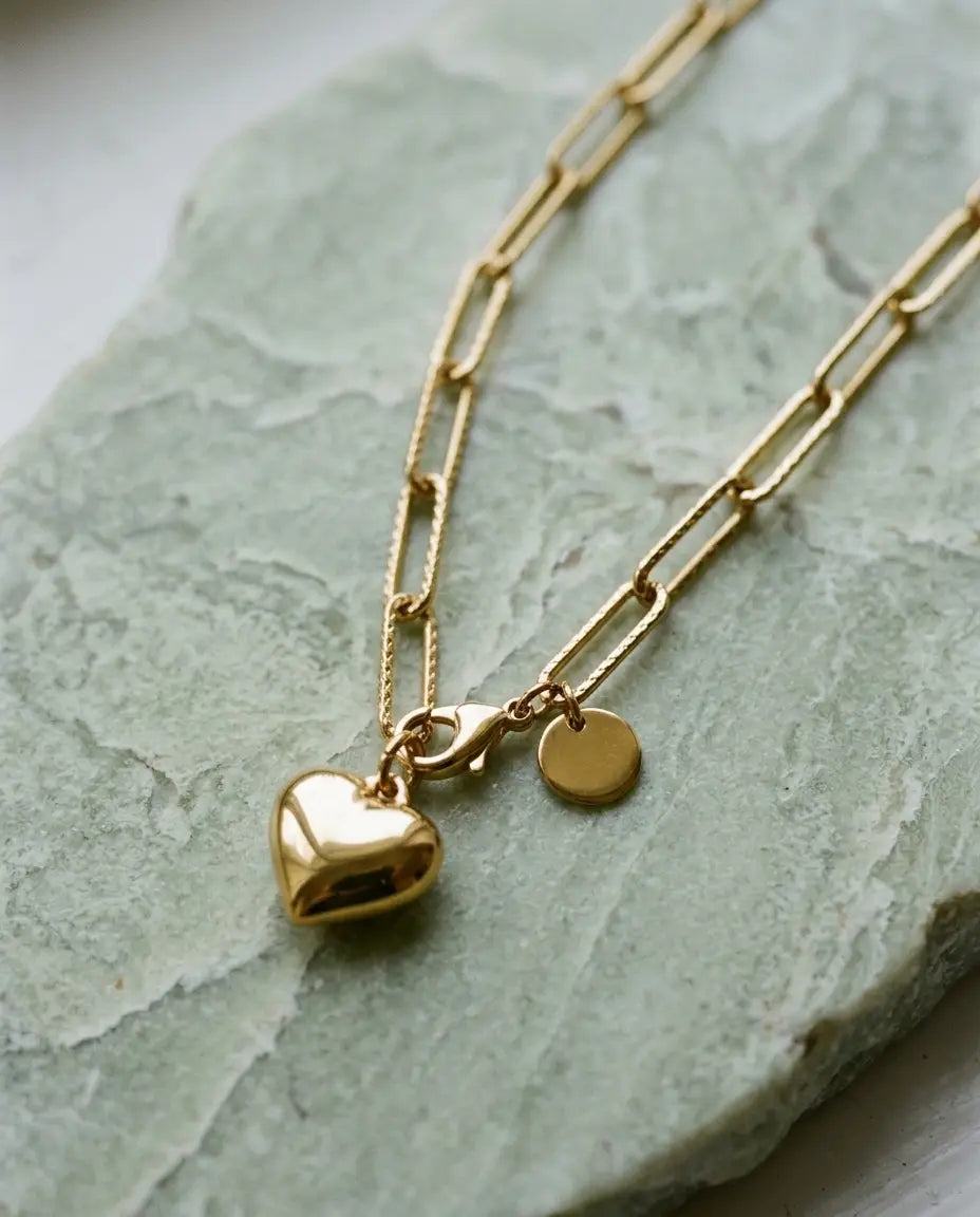 CADENA ESLABONES CORAZON