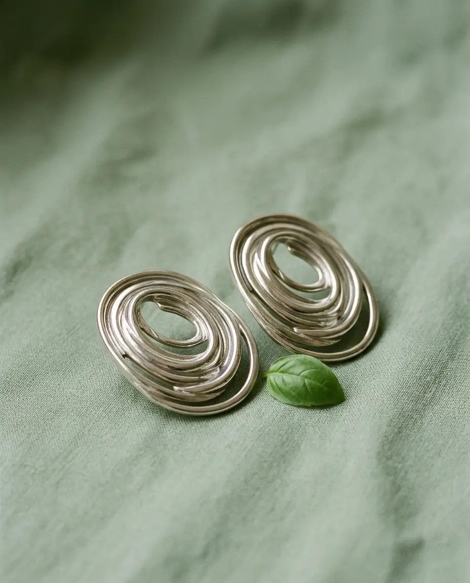 ARETES CAROLINA PLATEADO