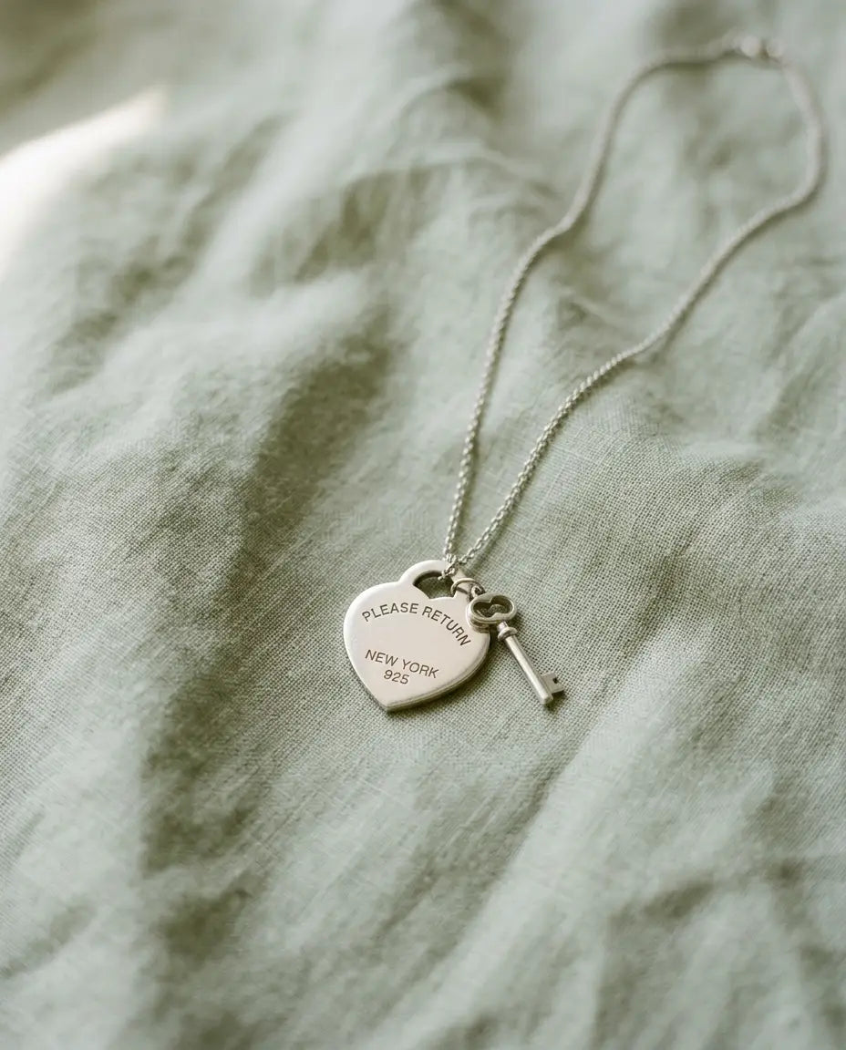 COLLAR CORAZON LLAVE